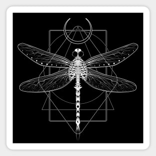 Magical cosmic dragonfly Magnet